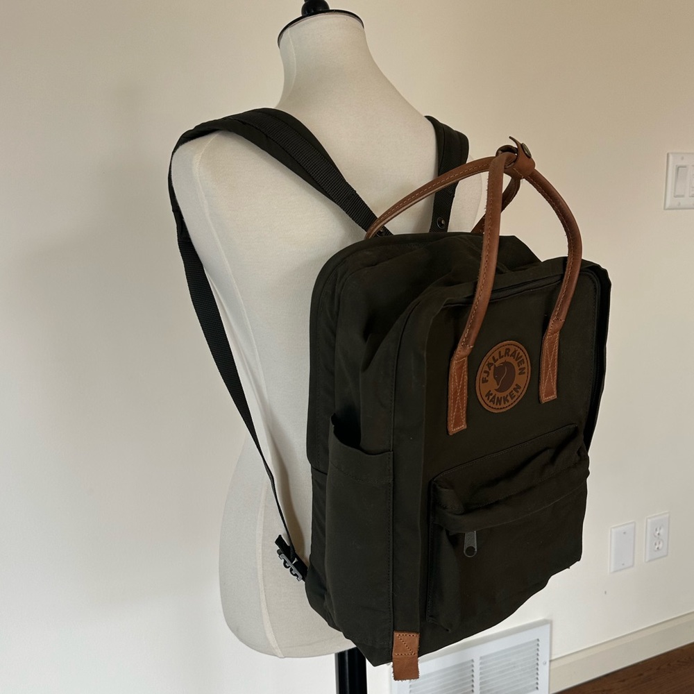 Fjallraven Kanken No.2 15 inch laptop Bag Deep Forest